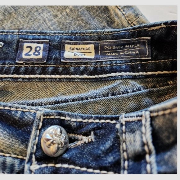 Miss Me Signature Boot Jeans Bootcut Stretch Denim style no: JY7037B - Picture 6 of 16